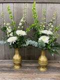 Lovely Memorial or Church Ceremony Urns