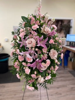 Pink and Lavender Standing Spray