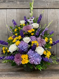 Lavenders and Hydrangeas