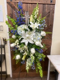 Eternal Grace Standing Spray on an Easel