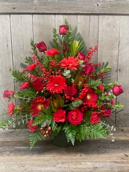 Regal Red florals