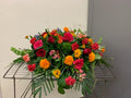 A Touch of the Garden Casket Spray