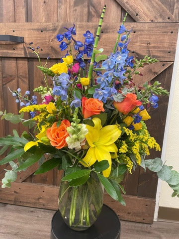 Colorful array of florals