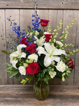 Colorful Tribute in a Vase