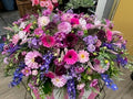 Splashes of Pinks, Purples and Lavenders - Casket Spray