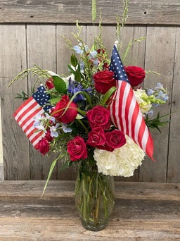 A Tribute in Red, White and Blue