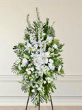 Elegance in White Standing Spray