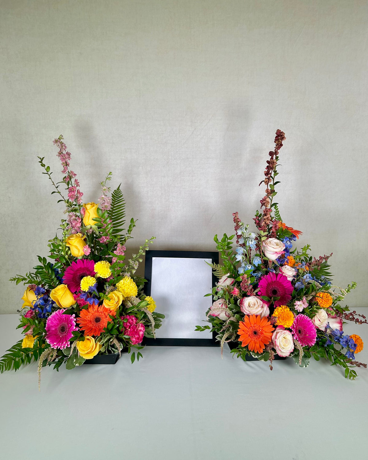 Spring Meadow Photo Tribute Arrangements