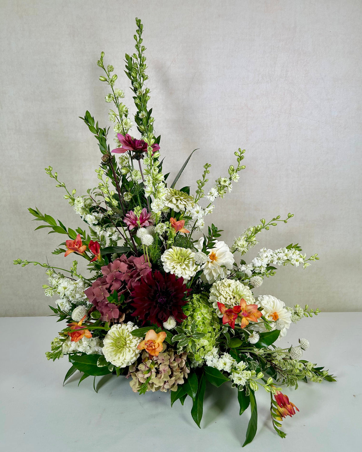 Seasonal Bloom Sympathy Arrangement