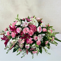 Gorgeous and Elegant Pink Casket Spray