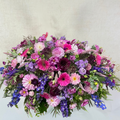 Splashes of Pinks, Purples and Lavenders Casket Spray
