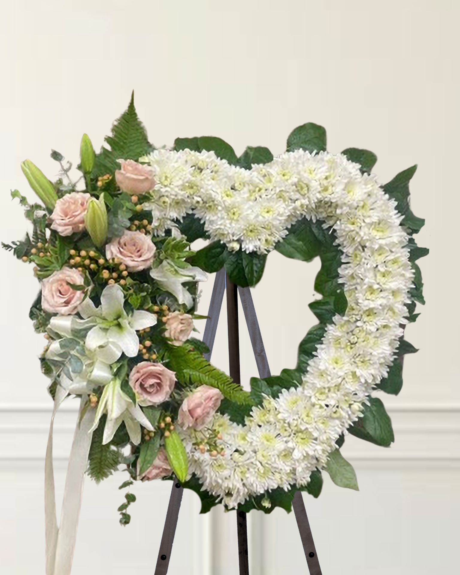 Rose Spray on an Open Heart