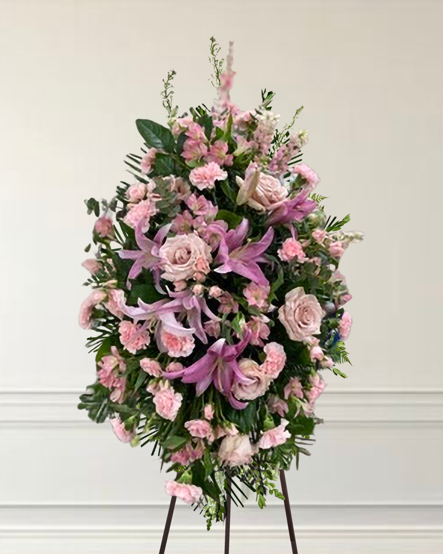 Pink and Lavender Standing Spray