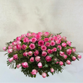 Priceless Pink Rose Casket Spray
